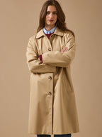 Trench long coton biologique femme - 2