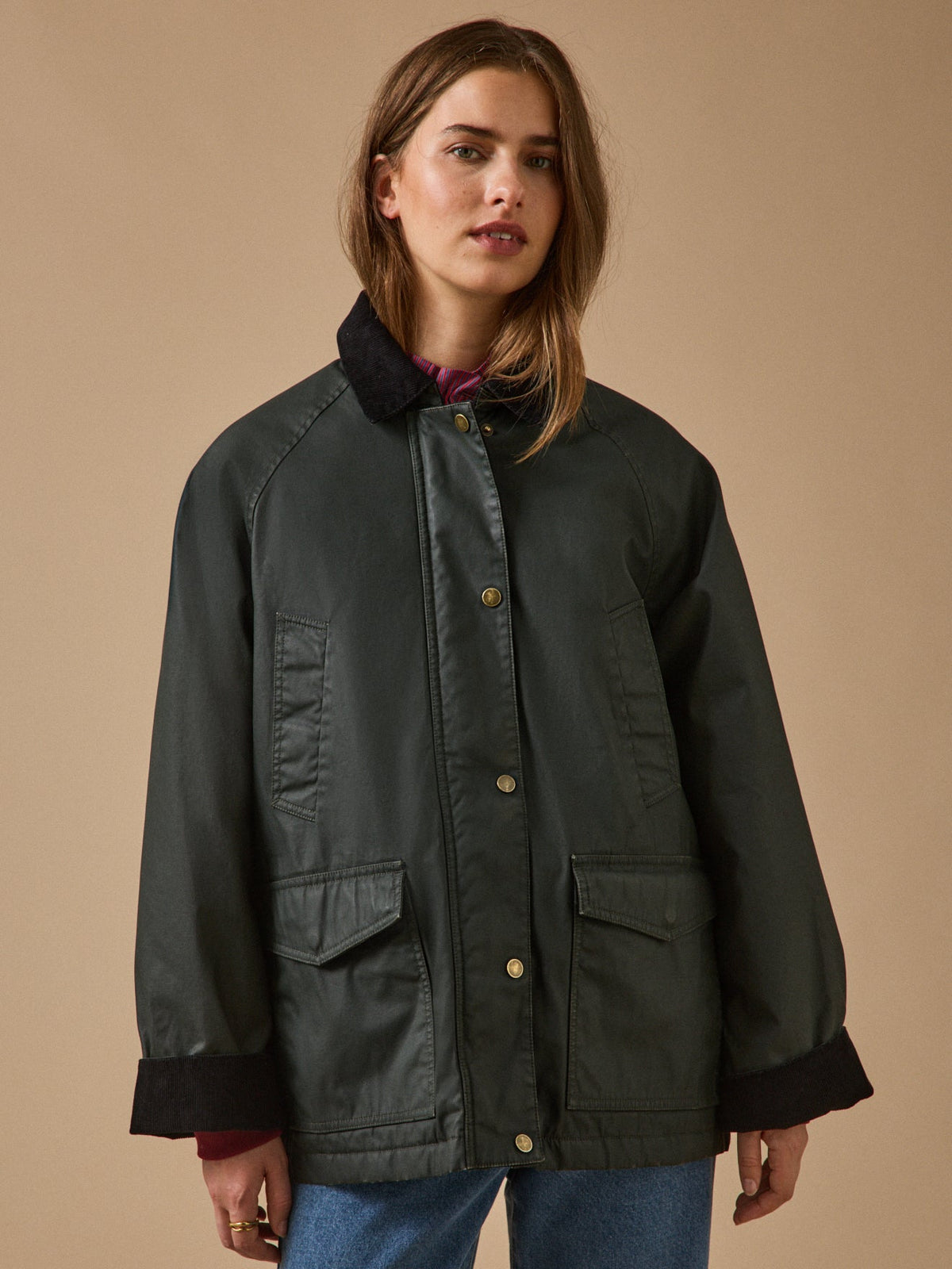 Veste femme coton enduit - 2