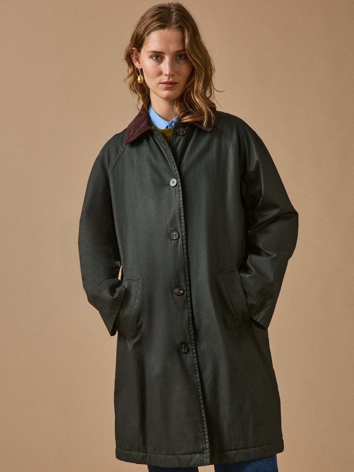 Pardessus femme en toile enduite - 2