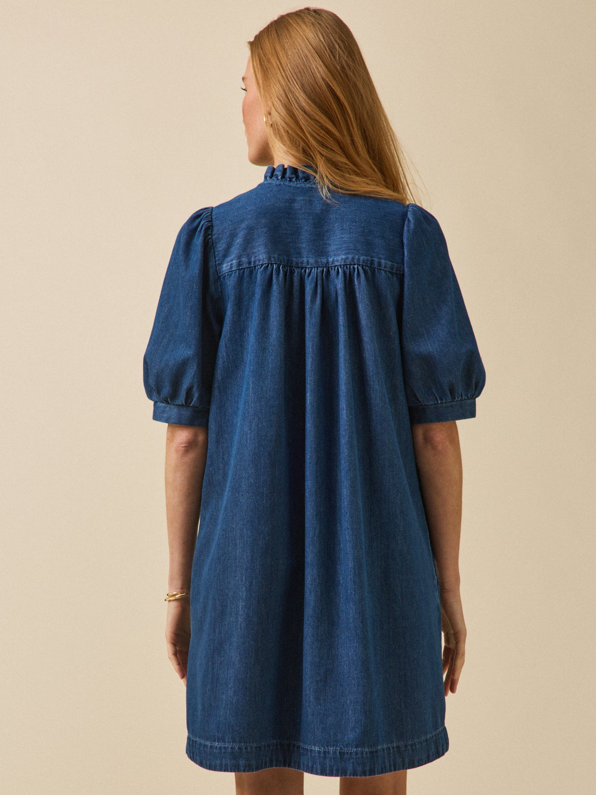 Robe courte jean femme - 2