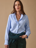 Chemise femme oxford coton biologique Émilie - 1