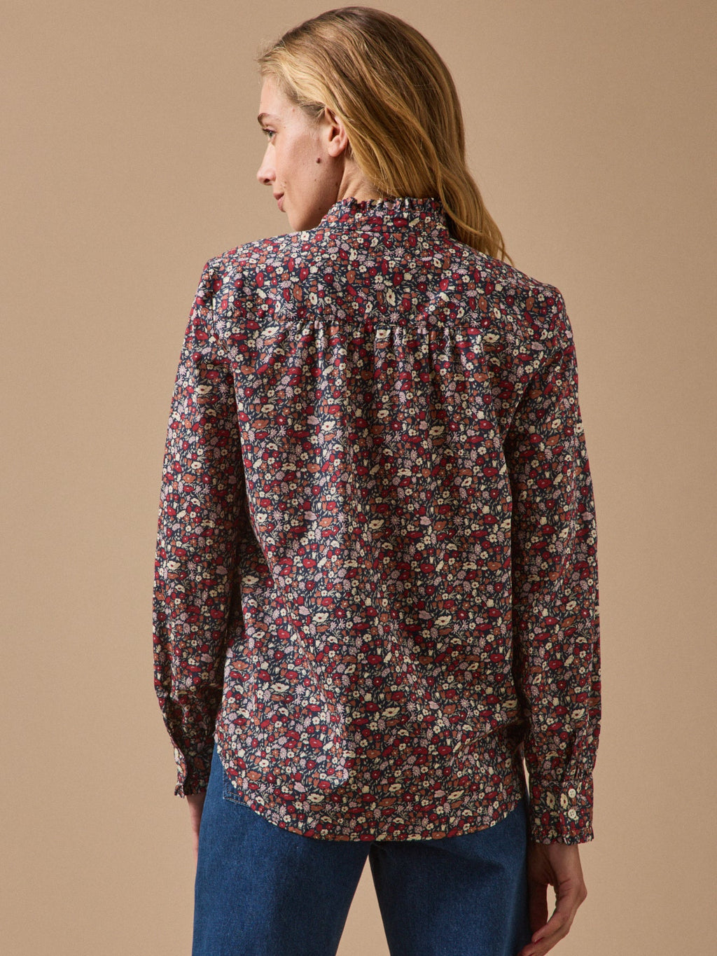 Blouse femme tissu Liberty - Coupe Émilie - 2