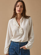 T-shirt blouse femme - Coupe Noémie - 1