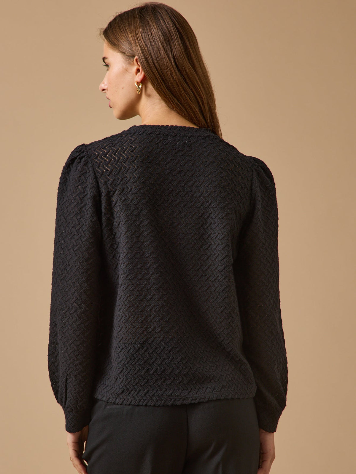T-shirt jacquard femme - 2