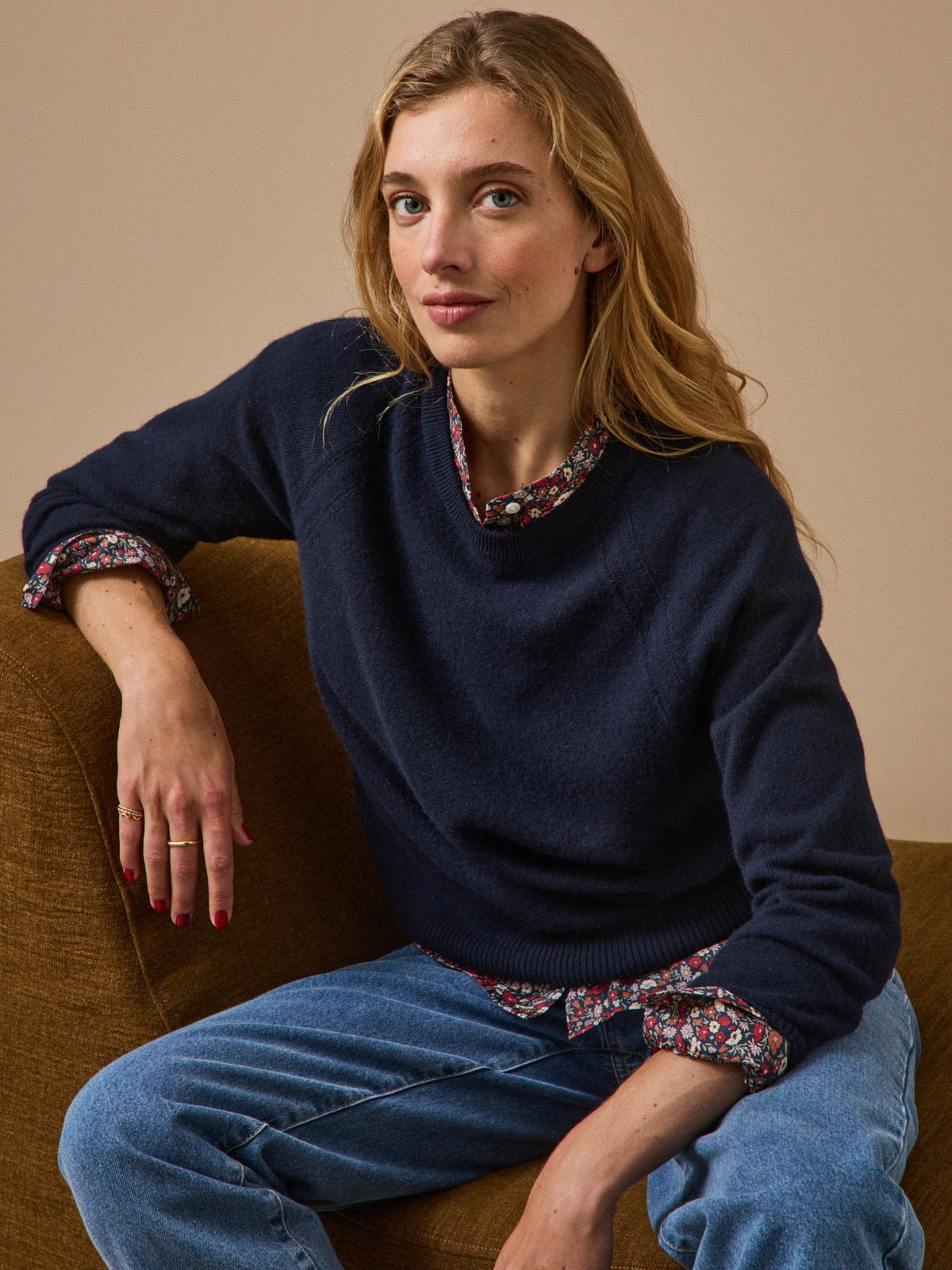 Pull col rond femme - Collection Cachemire - 1