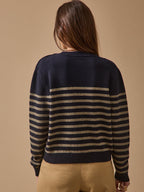 Pull marin femme laine RWS* - 2