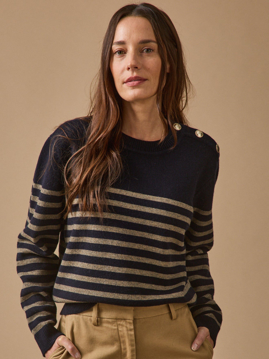 Pull marin femme laine RWS* - 1