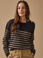 Pull marin femme laine RWS* - 1