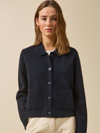 Gilet col chemise maille milano femme - 2