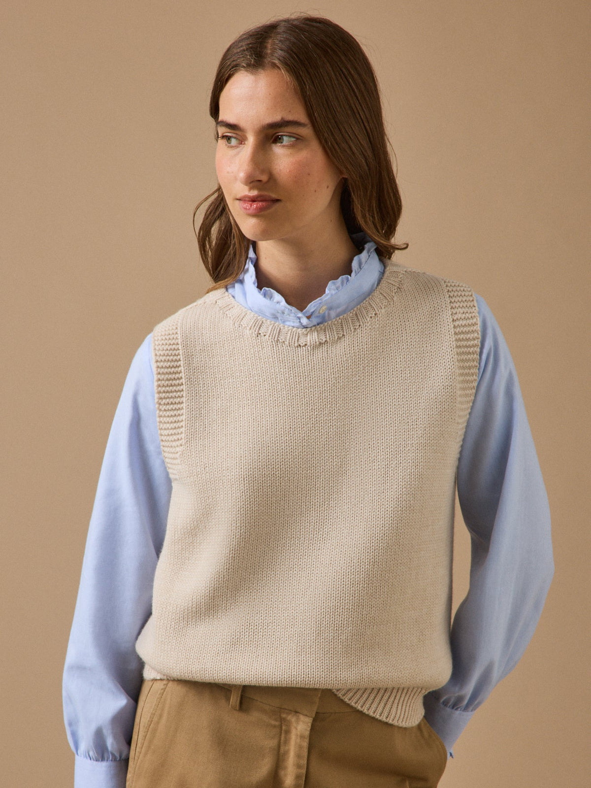 Pull laine mérinos Femme - Cyrillus X les 3 Tricoteurs - 2
