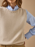 Pull laine mérinos Femme - Cyrillus X les 3 Tricoteurs - 1