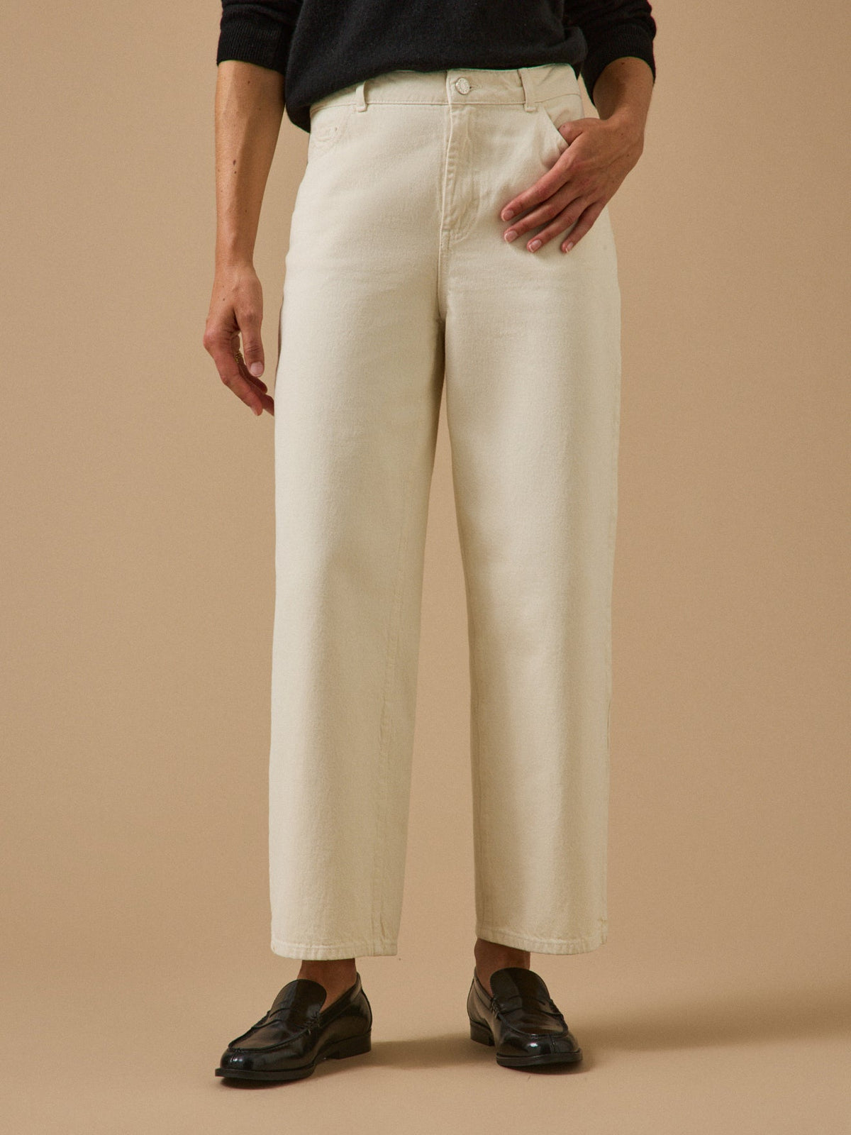 Jean large femme Émilie coton biologique - 1
