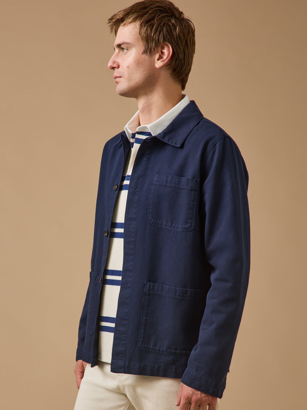 Veste worker homme twill coton recyclé - 2