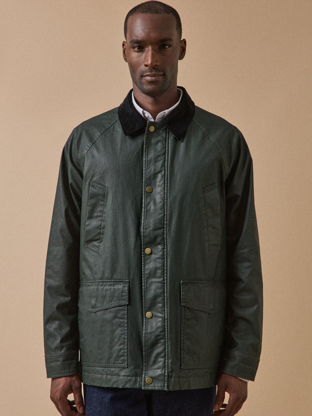 Veste homme coton enduit - 2