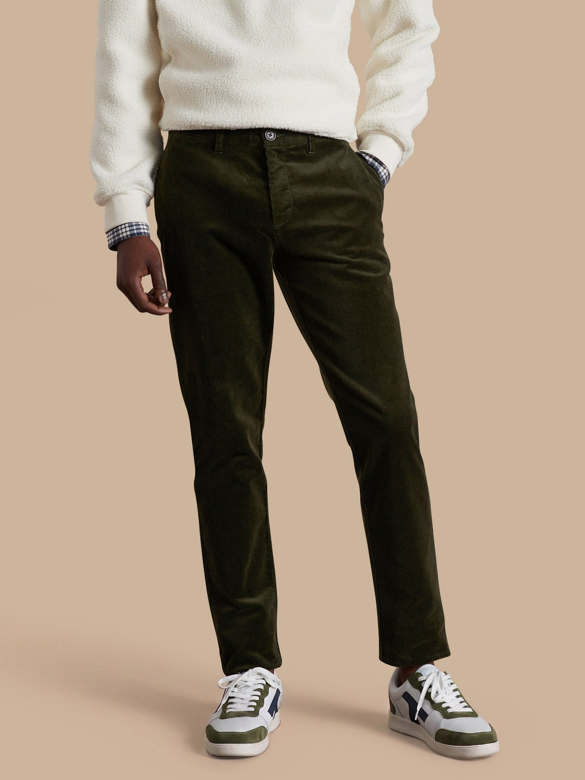 Chino velours regular homme - 6