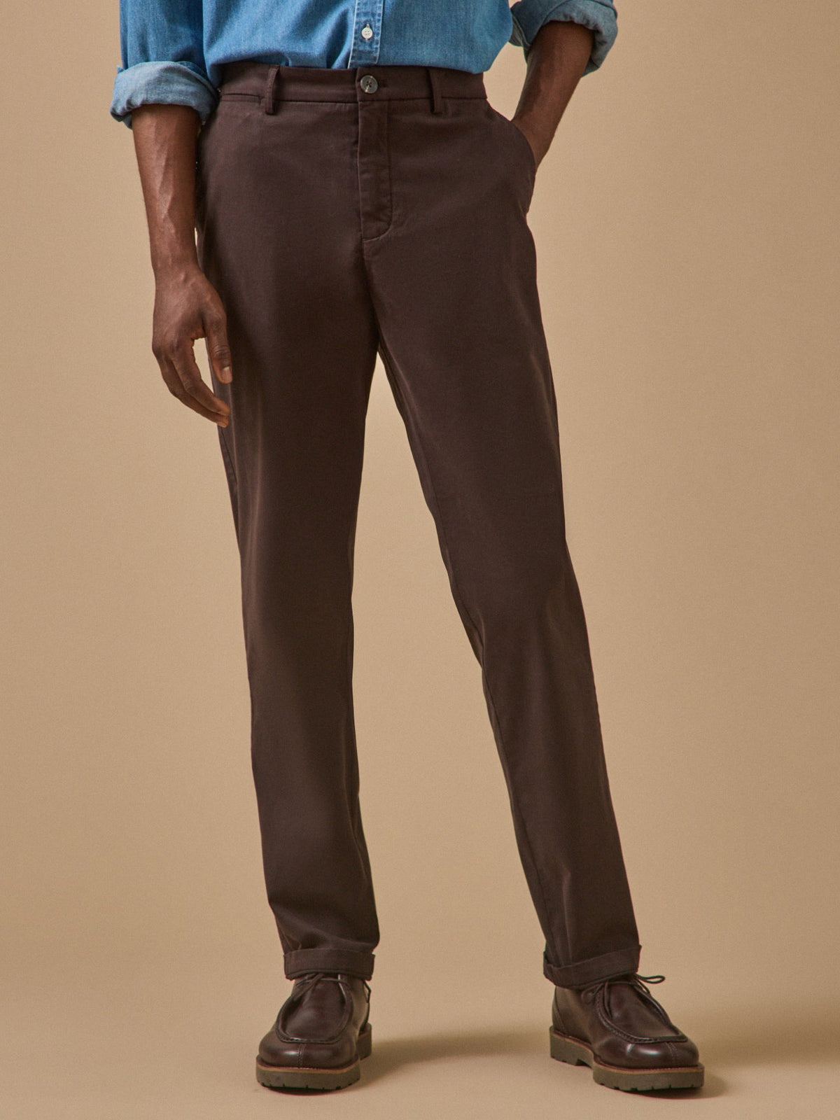 Chino gabardine homme - 6