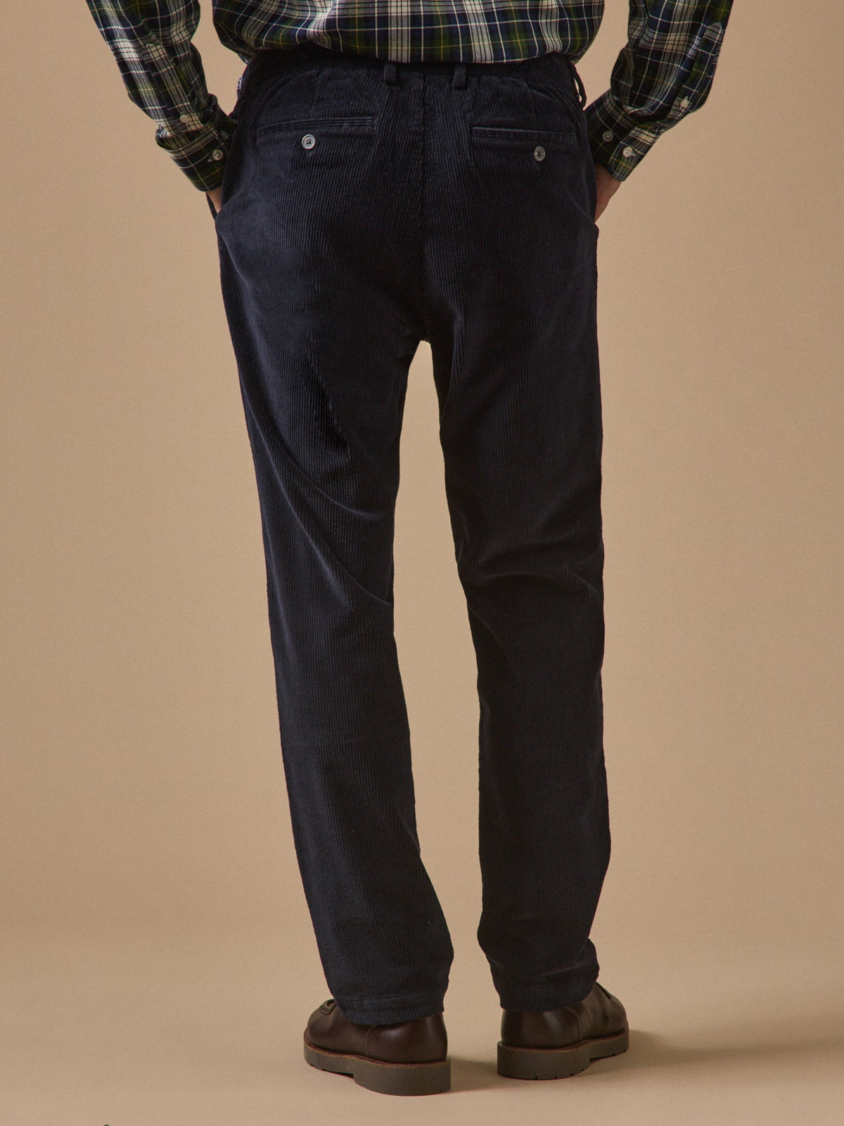 Pantalon taille élastiquée velours homme - 2