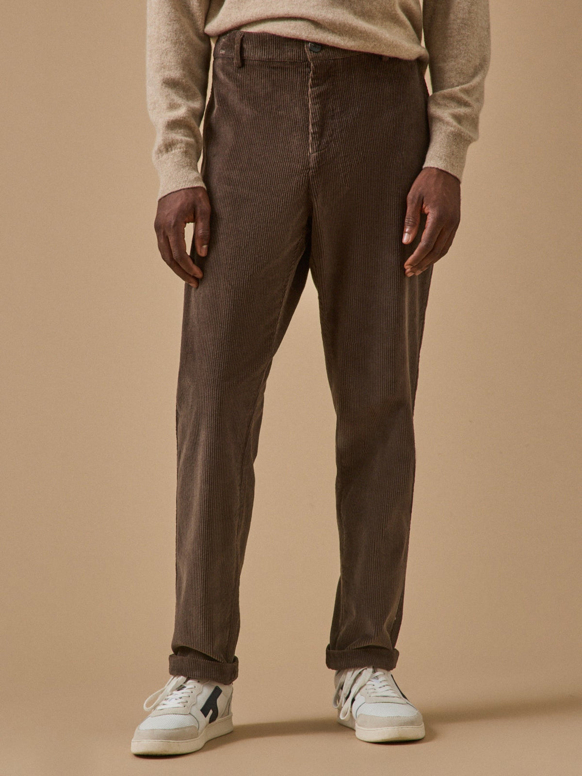 Pantalon taille élastiquée velours homme - 3
