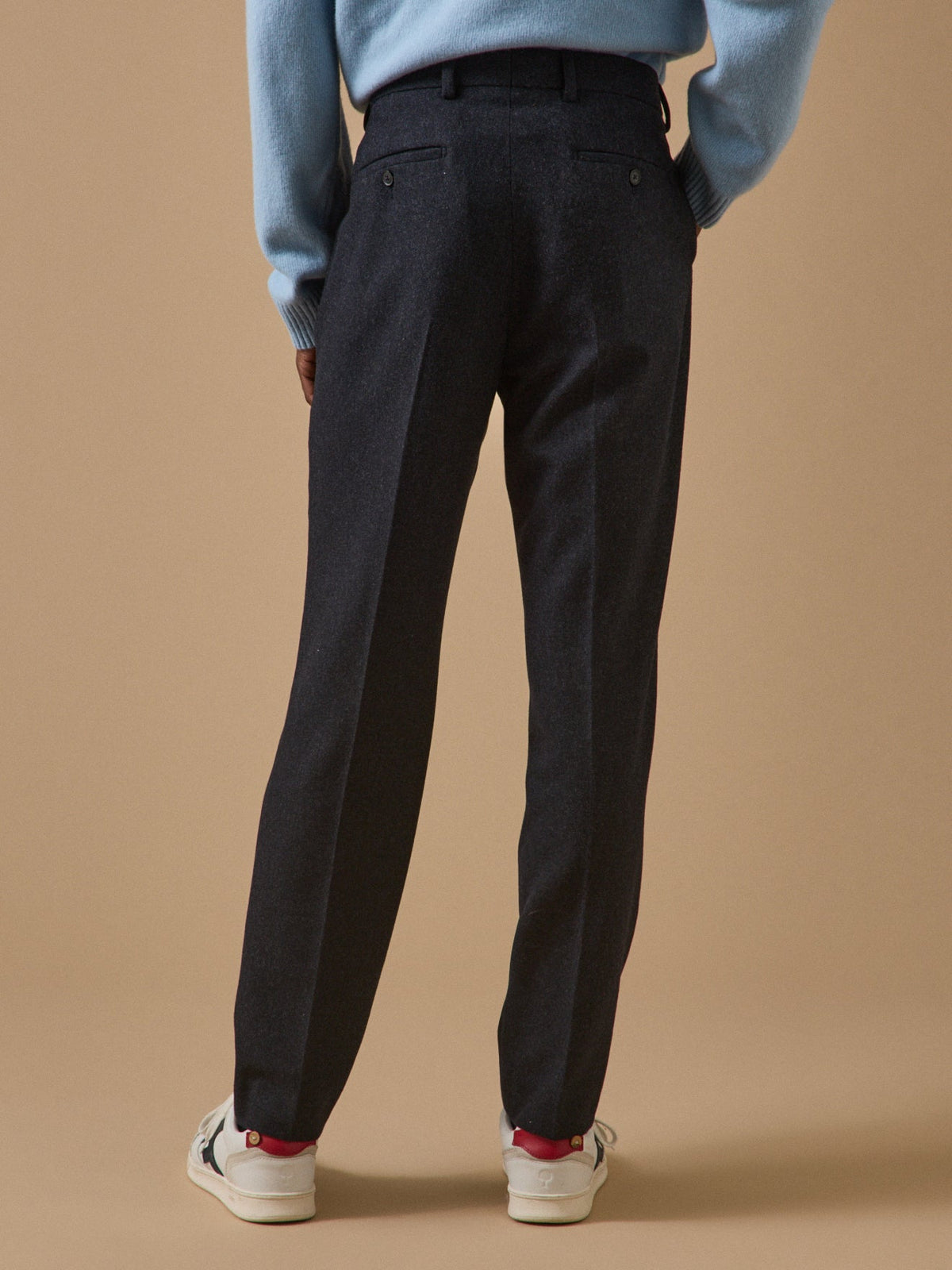 Pantalon lainage caviar homme - 2