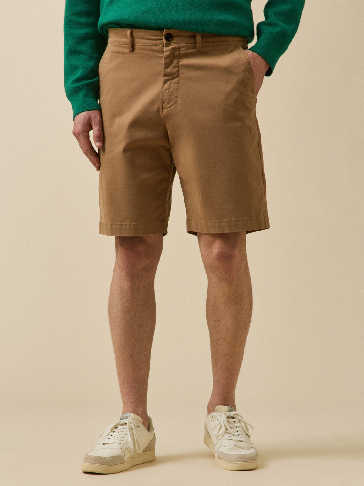 Bermuda chino homme coton stretch - 4