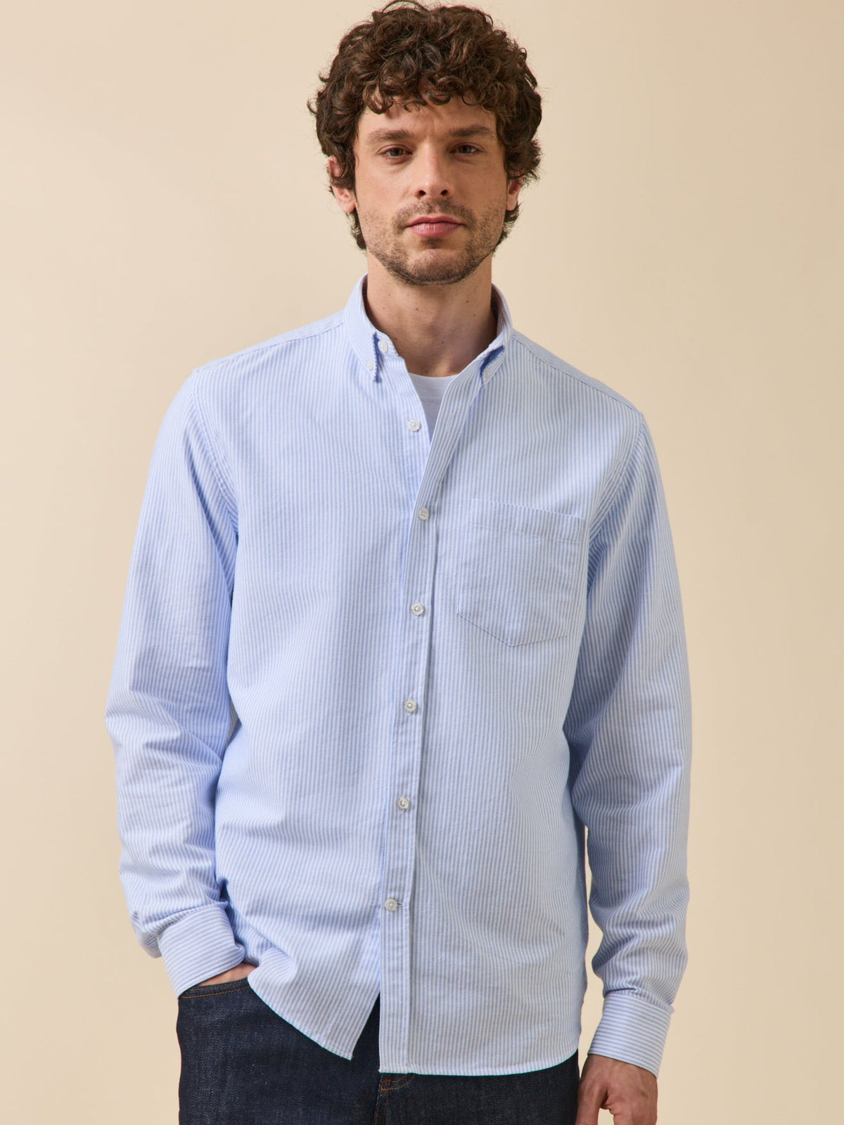 Chemise oxford homme coupe contemporaine - 5