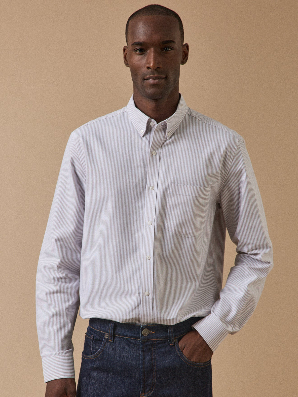 Chemise oxford homme coupe contemporaine - 6