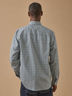 Chemise oxford carreaux homme coupe contemporaine - 2