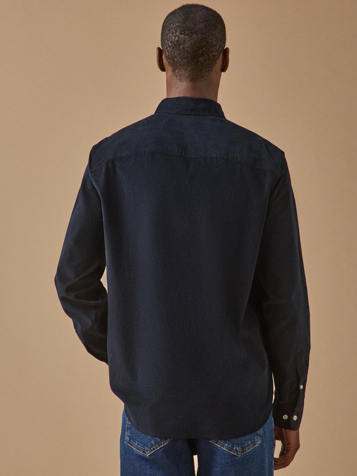 Chemise velours homme coupe contemporaine - 2