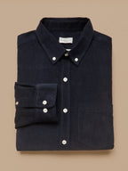 Chemise velours homme coupe contemporaine - 1