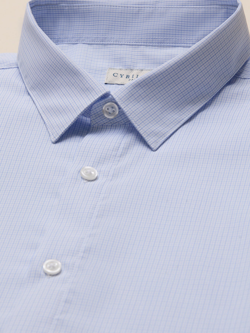 Chemise popeline carreaux homme coupe ajustée - 2