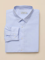 Chemise popeline carreaux homme coupe ajustée - 1