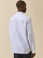 Chemise twill uni homme coupe ajustée - 2