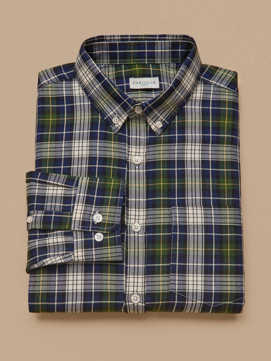 Chemise carreaux homme - coupe contemporaine - 1