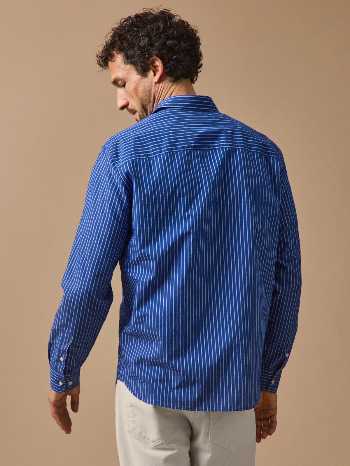 Chemise homme rayée - coupe contemporaine - 2