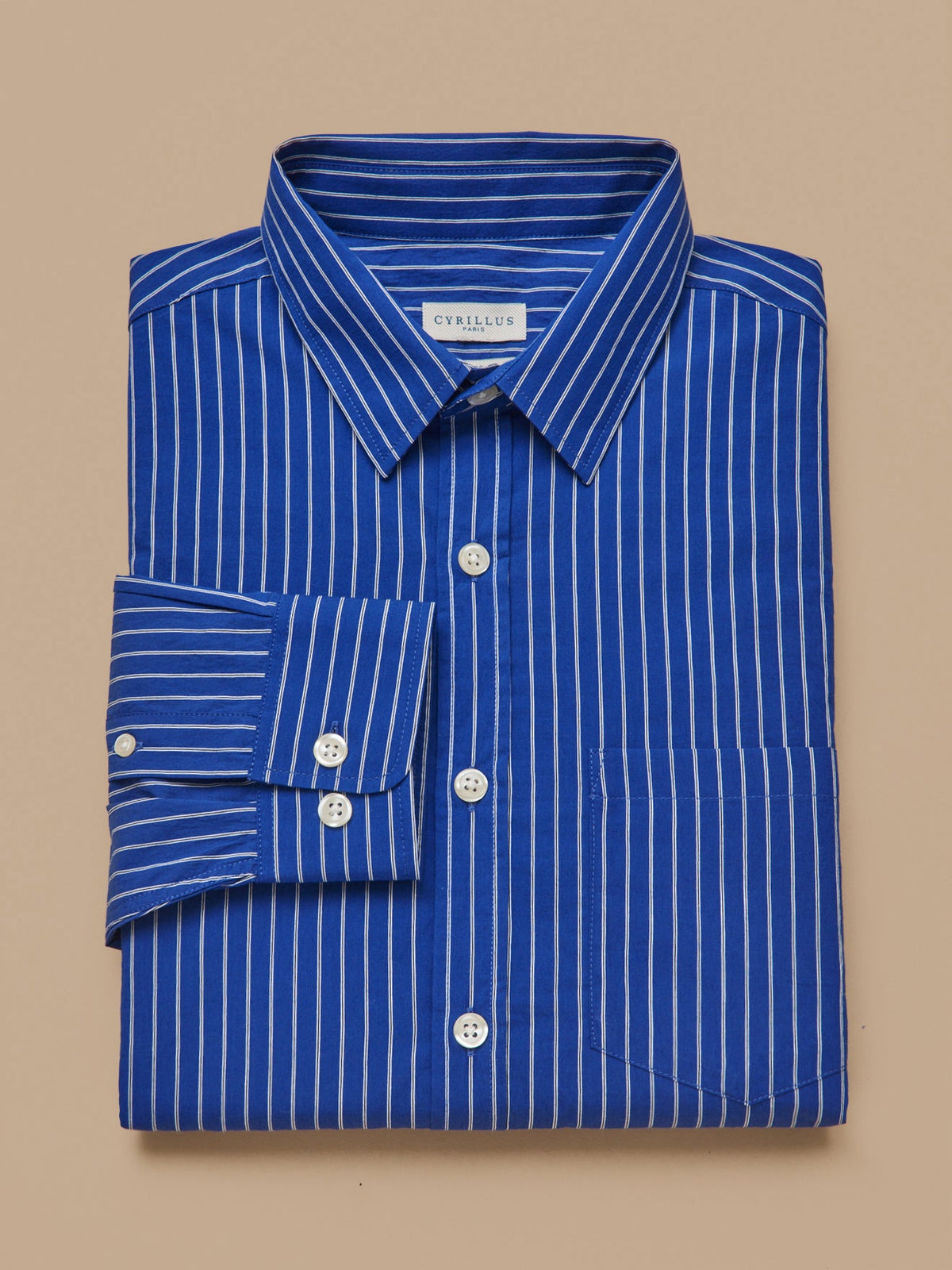 Chemise homme rayée - coupe contemporaine - 1