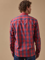 Chemise popeline carreaux homme - coupe contemporaine - 2