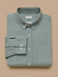 Chemise twill délavé homme - coupe contemporaine - 1