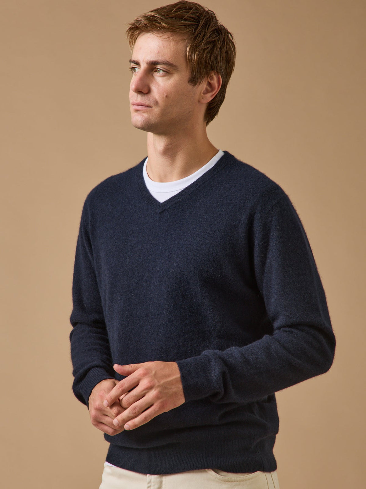 Pull col V homme - Collection Cachemire - 3