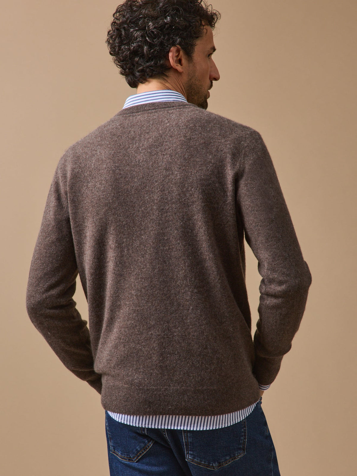 Pull col V homme - Collection Cachemire - 2