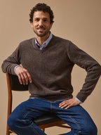 Pull col V homme - Collection Cachemire - 1