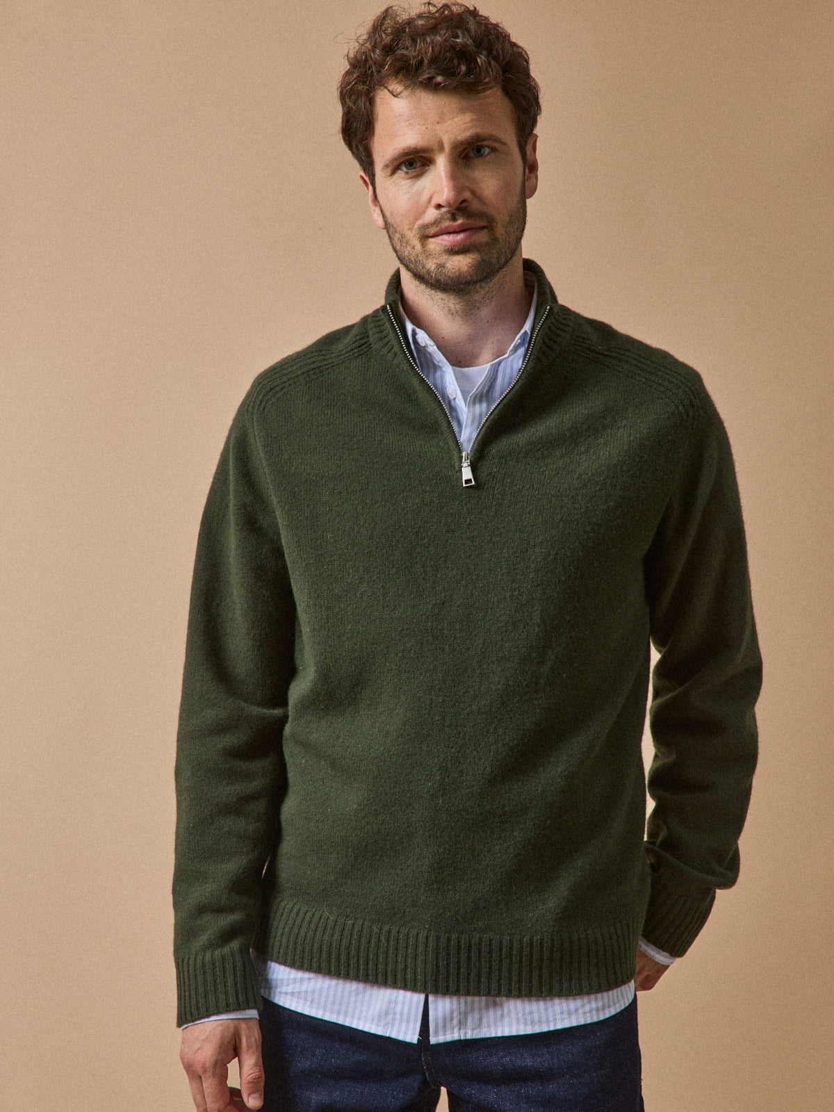 Pull col montant zippé homme - 3