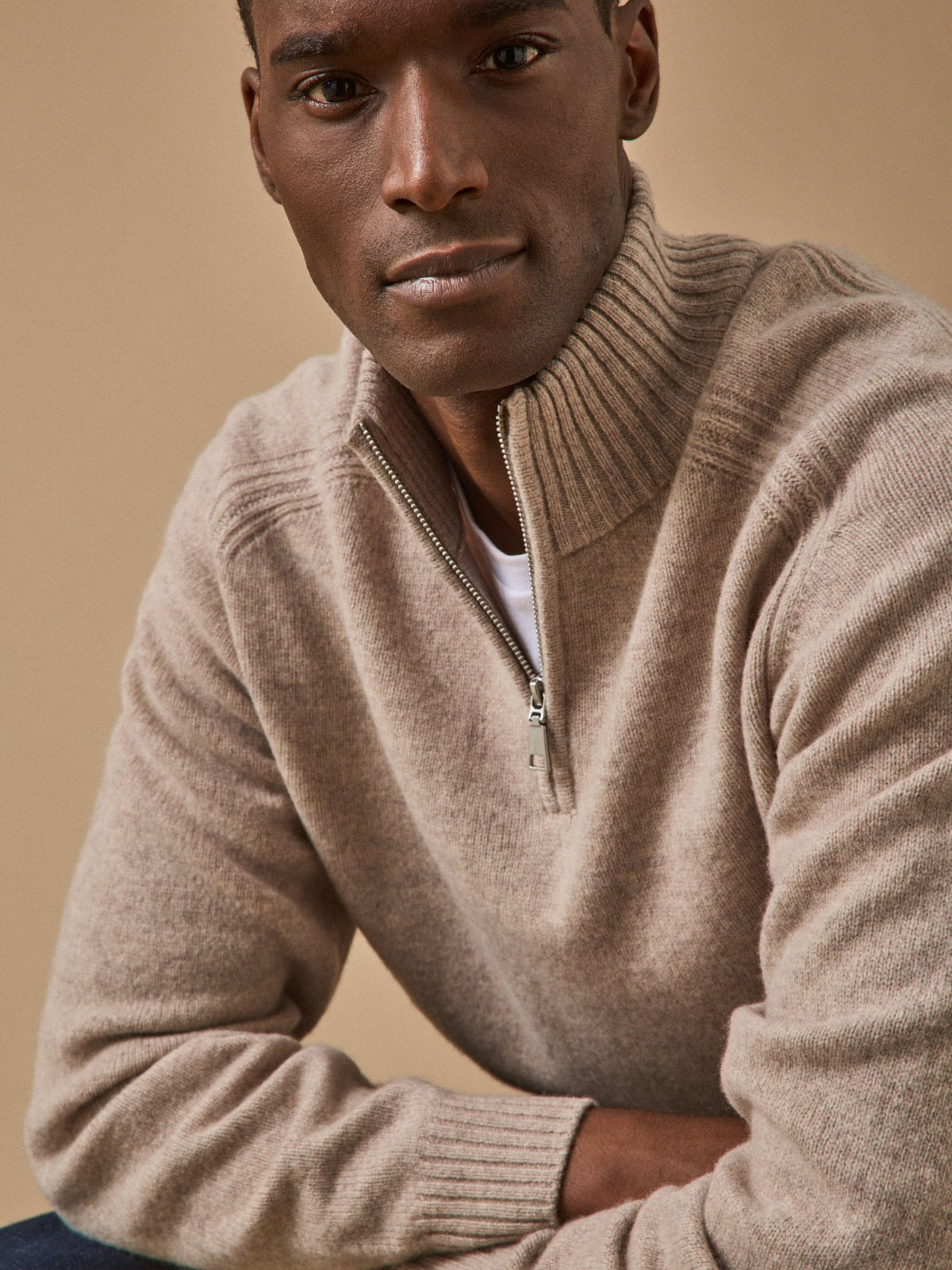 Pull col montant zippé homme - 1