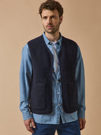Gilet zippé sans manches homme - 1