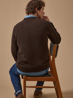 Pull col rond homme laine mélangée - 2