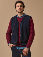 Veste sans manches en sherpa homme - 1