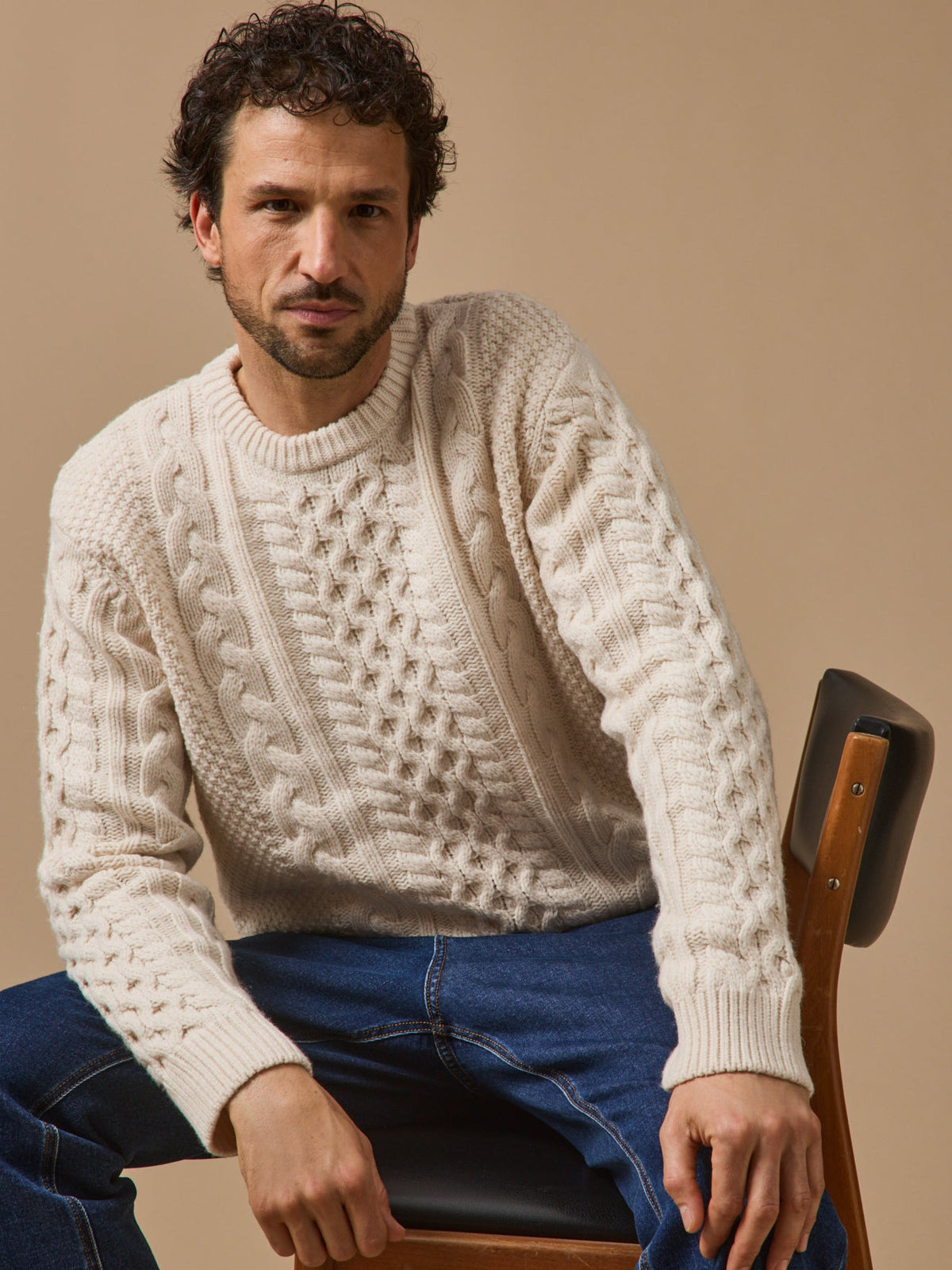 Pull torsades homme - 1