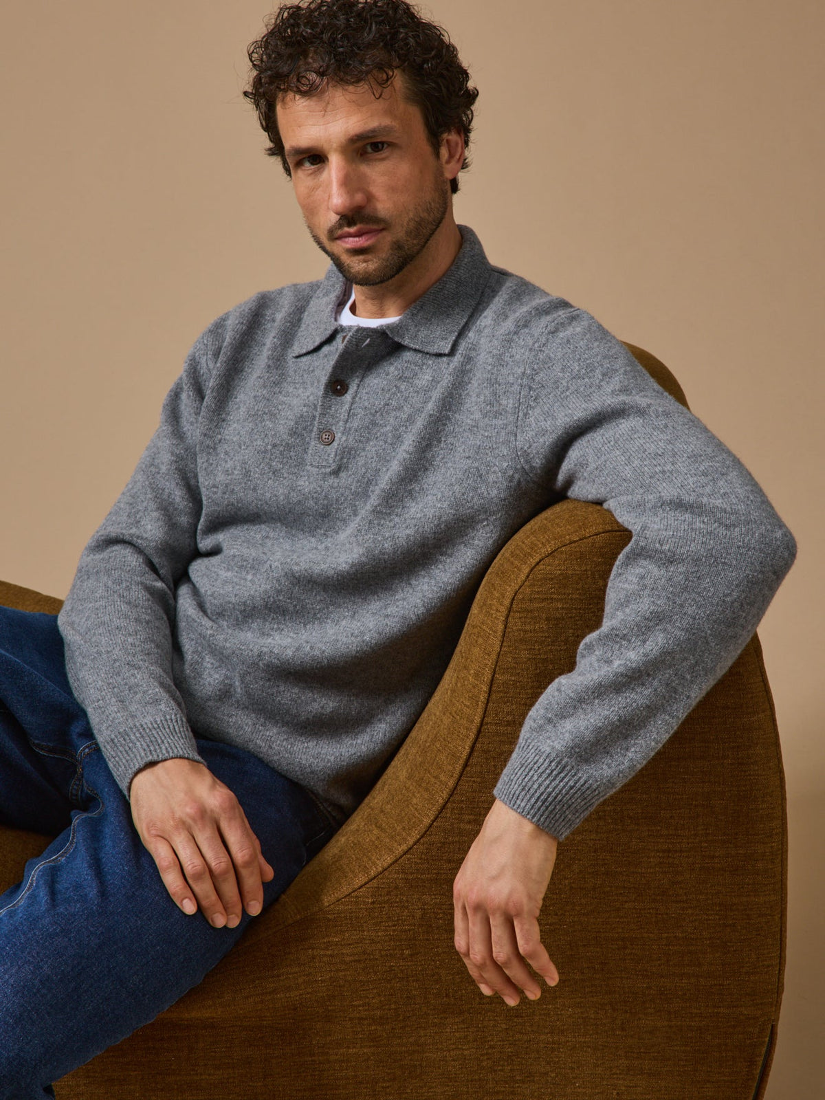 Pull col polo homme - 1