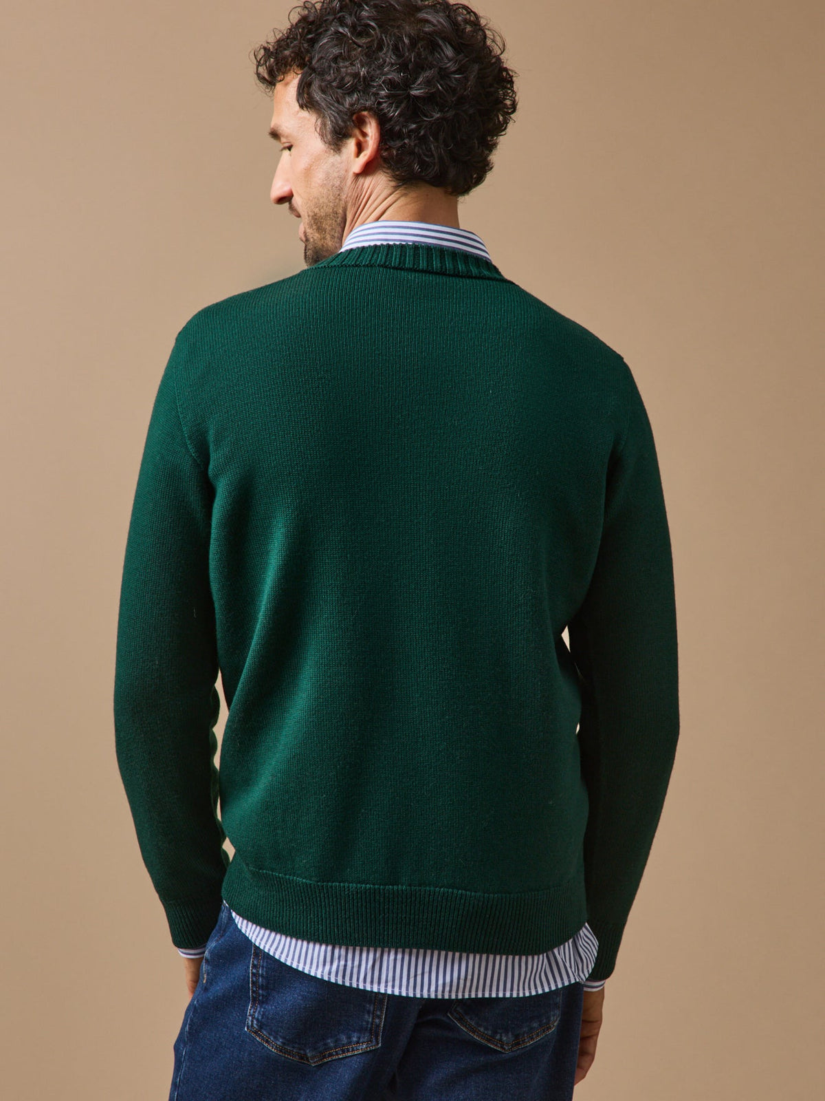 Pull laine mérinos Homme : Cyrillus X les 3 Tricoteurs - 2