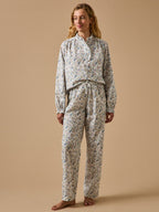 Pyjama volanté femme imprimé Mathilde - 1