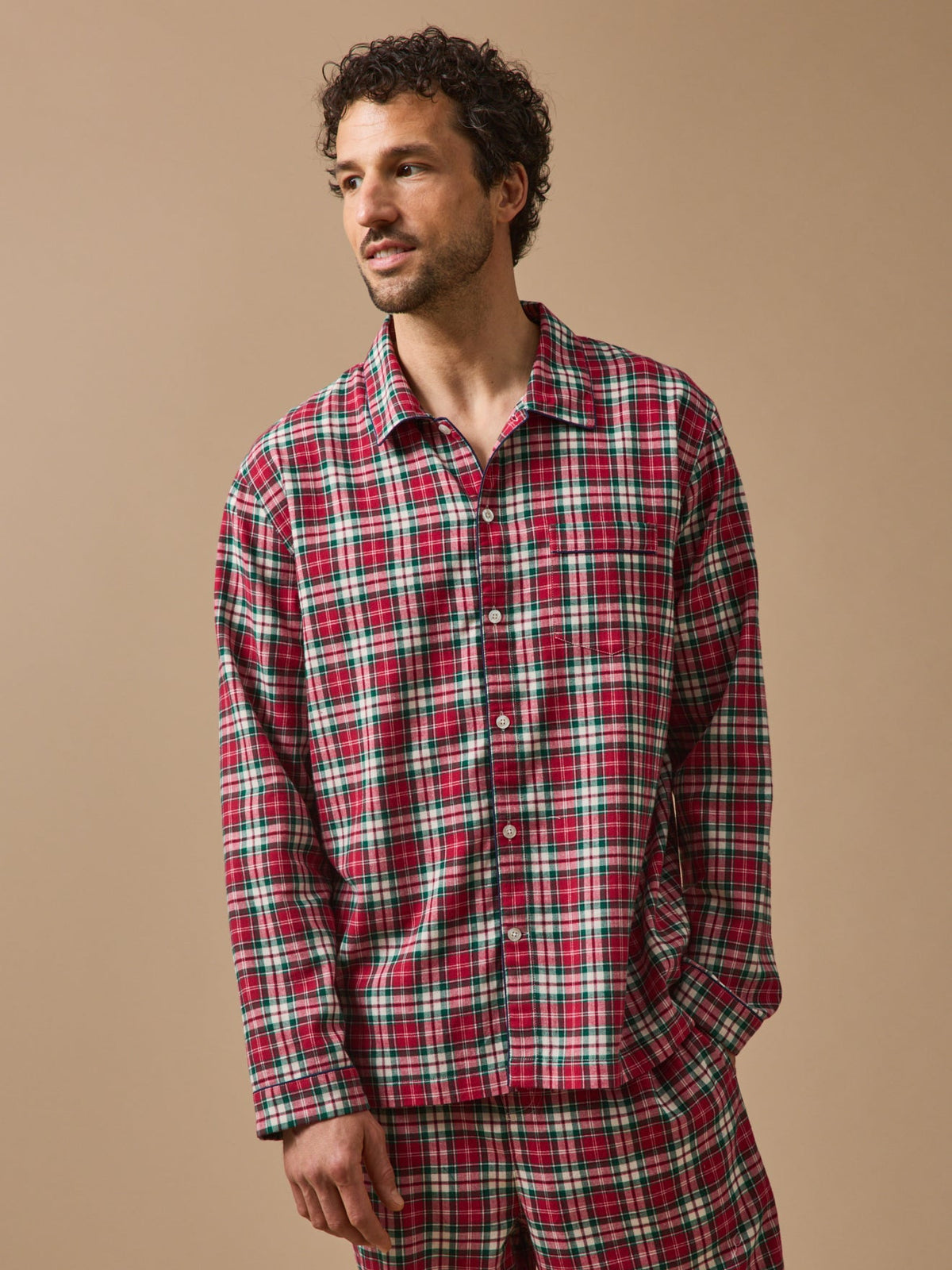 Pyjama flanelle carreaux homme - 2
